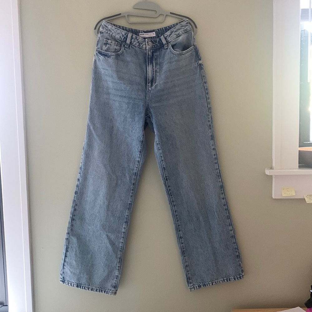 Wide leg jeans